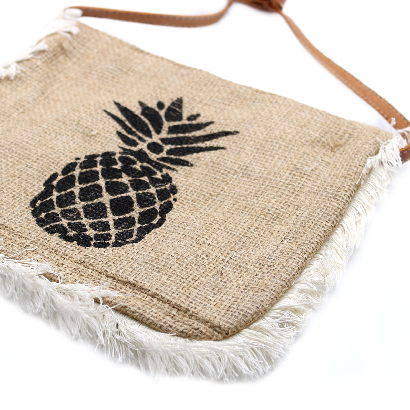 Bolsa Franjas - Estampa Abacaxi