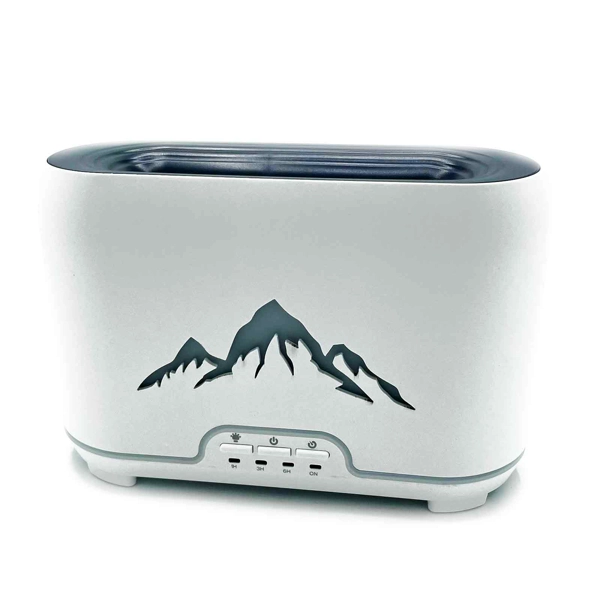 Difusor de aroma Himalaia - USB-C - Controle remoto - Efeito chama