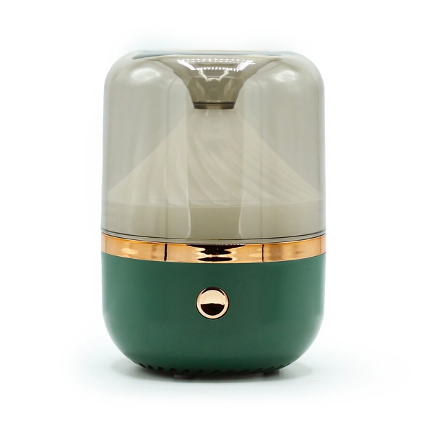 Difusor de Aromas Verde e Bronze - USB - Mudança de cor