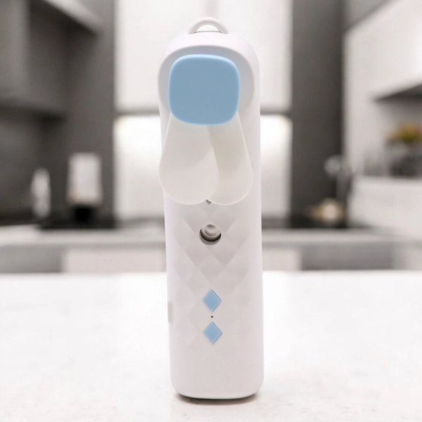 Ventilador e Pulverizador Facial Branco - USB