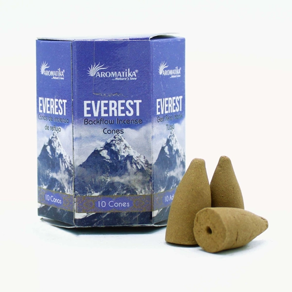 Pacote de 10 Incensos Masala Backflow - Everest