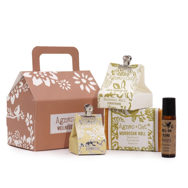 Conjunto de presentes de bem-estar Agnes & Cat - manhã marroquina