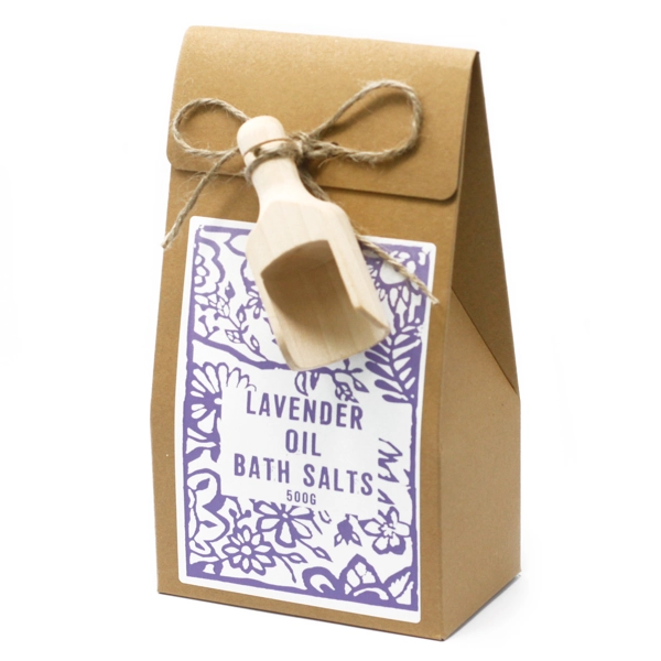 500 g de sal de banho - Lavanda do Himalaia