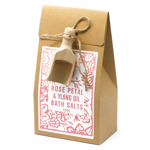 500 g de sal de banho - Ylang e rosa do Himalaia