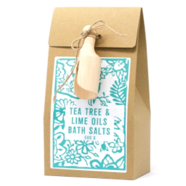 Sais de banho de tea tree e limão 500g