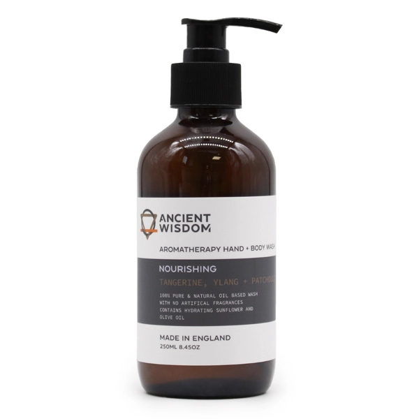 Gel de Limpeza para Mãos e Corpo Tangerina, Ylang e Patchouli 250ml