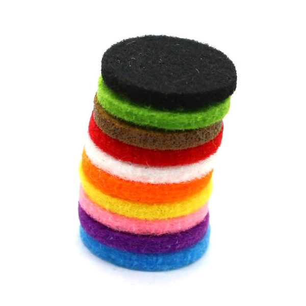 10x Colares Difusores de Aromaterapia - Preenchimento Reutilizável 30mm