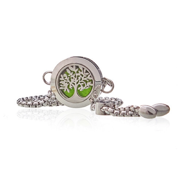 Pulseira Corrente de Aromaterapia - Árvore da Vida - 20mm