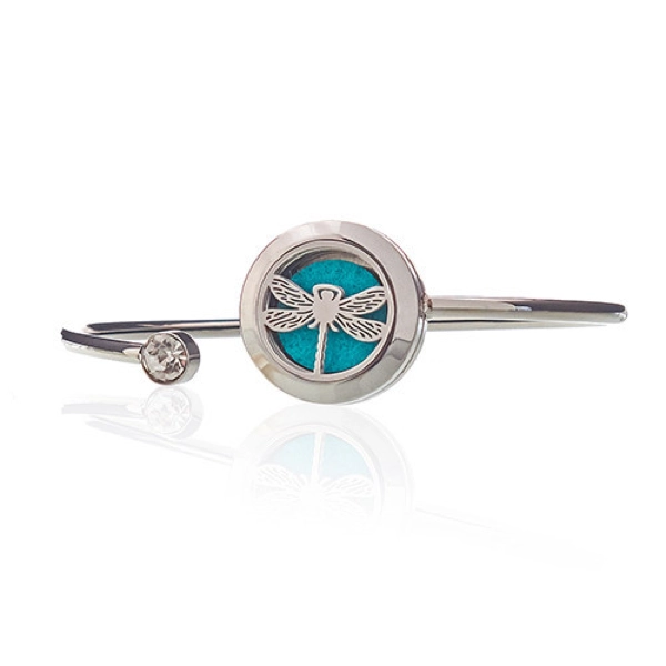 Pulseira Corrente de Aromaterapia - Libélula - 20mm