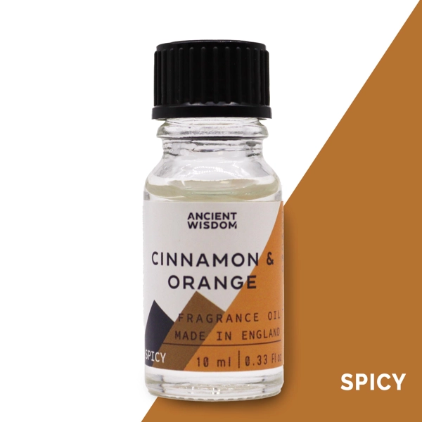 Óleos Fragrâncias 10ml - Canela e Laranja