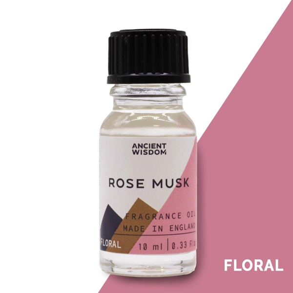 Óleos Fragrâncias 10ml - Rosa Almíscar