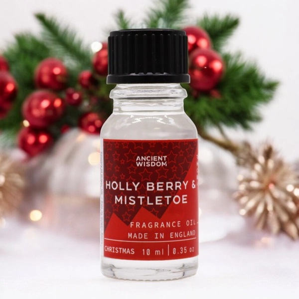 Óleos Fragrâncias 10ml - Holly Berry & Mistletoe
