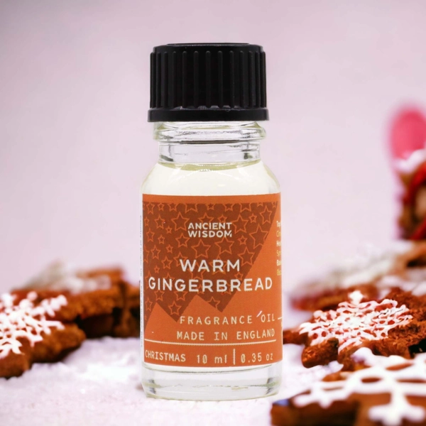 Óleo Fragrância 10 ml - Biscoito de Gengibre Quente