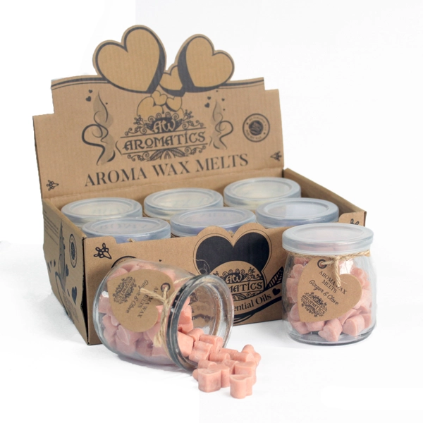 Aroma de cera derretida - gengibre e cravo