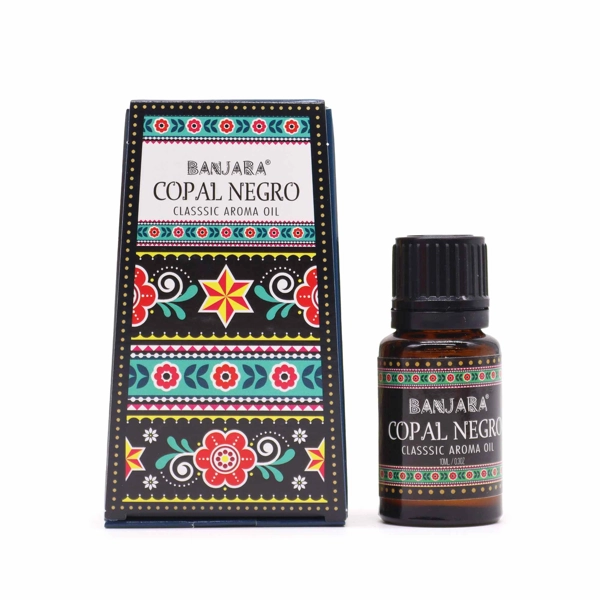 Óleo de Fragrância Indiana Banjara 10ml - Copal Preto