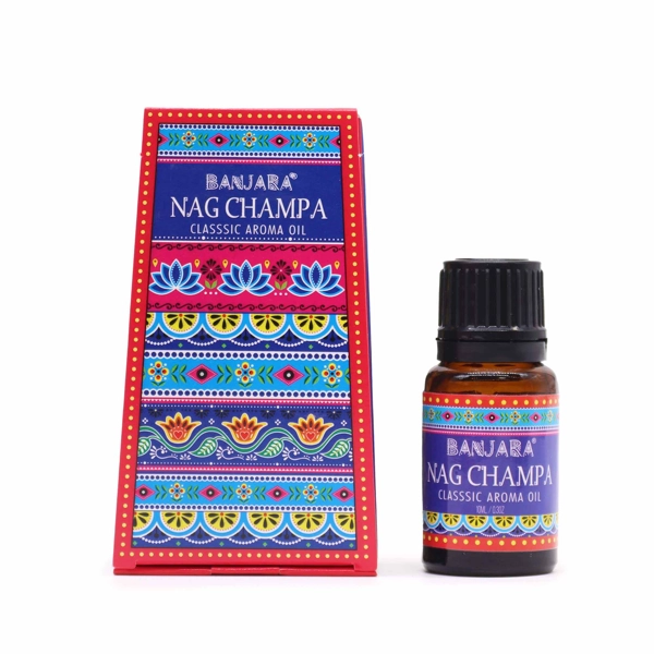 Óleo de Fragrância Indiana Banjara 10ml - Nag Champa