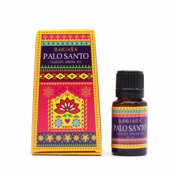 Óleo Fragrância Indiana Banjara 10ml - Pau Santo