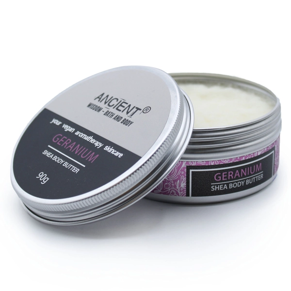 Manteiga Corporal de Karité Aromaterapia 90g - Gerânio