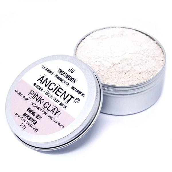 Máscara de Argila Rosa 50g