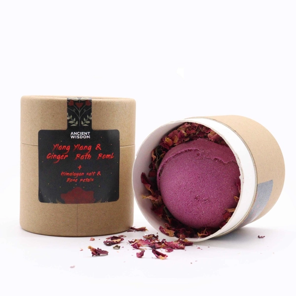 Bomba de banho de Ylang Ylang+Gengibre