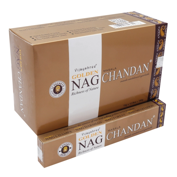 15g Incenso Golden Nag - Chandan