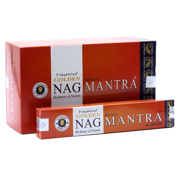 15g Incenso Golden Nag - Mantra