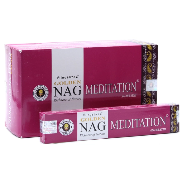 15g Incenso Golden Nag - Meditação