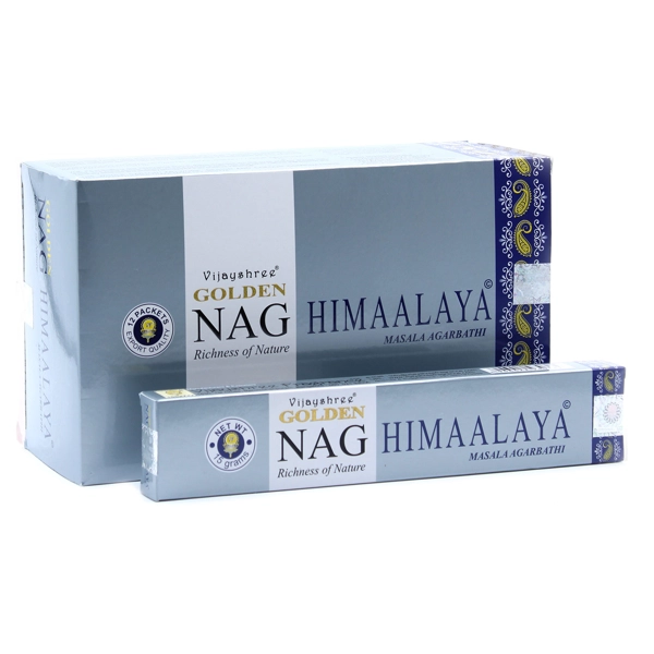 15g Incenso Dourado Nag - Himalaia