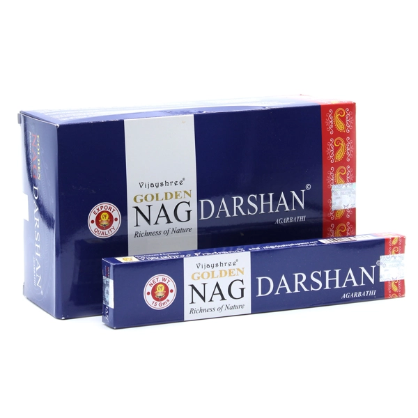 15g Incenso Golden Nag - Darshan