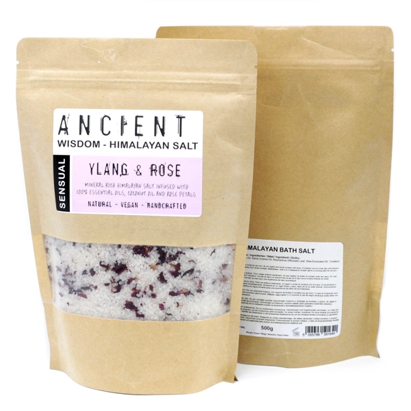 Mistura de Sal de Banho do Himalaia - 500g - Sensual