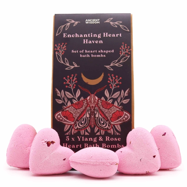 Conjunto de bomba de banho de coração - Lovely Heart Sky