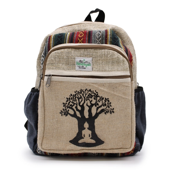 Mochila pequena de cânhamo - Bohdi Tree Design