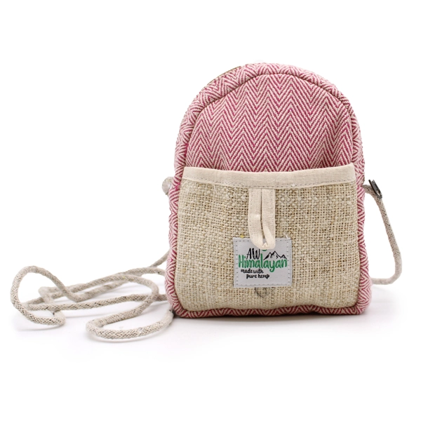 Bolsa Móvel de Cânhamo com Corda - Cor Aleatória
