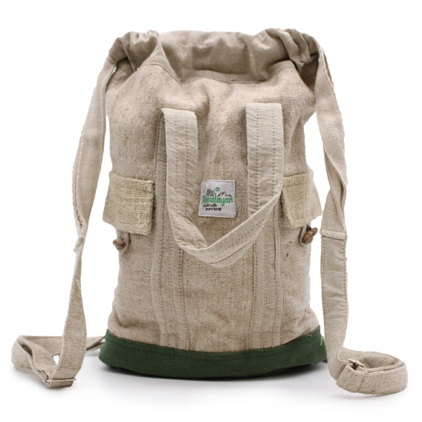 Mochila para laptop - cânhamo e algodão