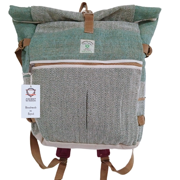 Mochila enrolável Hemp Trekking - Salvia