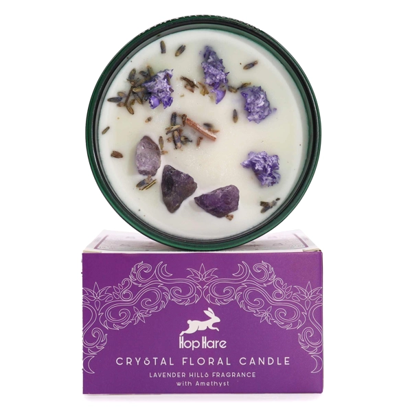 Vela de flor mágica de cristal Hop Hare - Lua