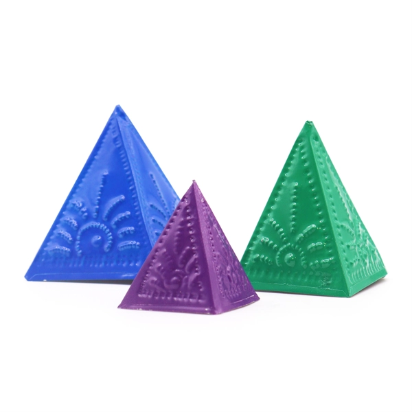 Conjunto de Molde para Incenso em Pó - Azul Verde Roxo