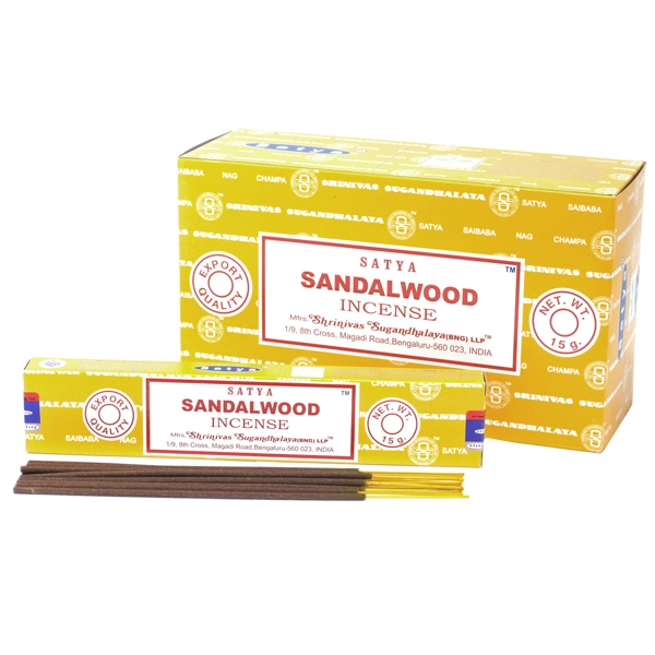 Incensos Satya 15g - Sândalo