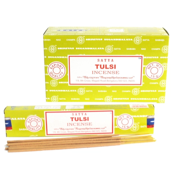 Bastões de Incenso Satya 15g - Tulsi