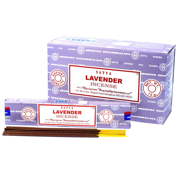 Bastões de Incenso Satya 15g - Lavanda
