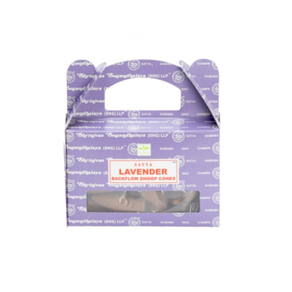 Caixa de 24 Cones de Refluxo - Lavanda Satya