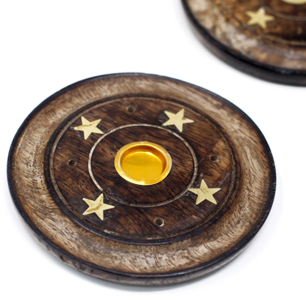 Disco Madeira Manga 10cm (Cone & Incenso)
