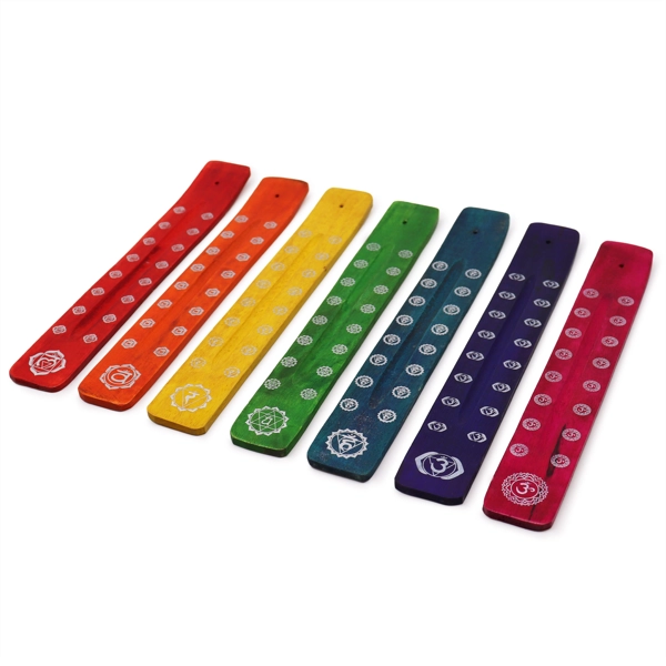 Conjunto de 7 queimadores de incenso - Chakras