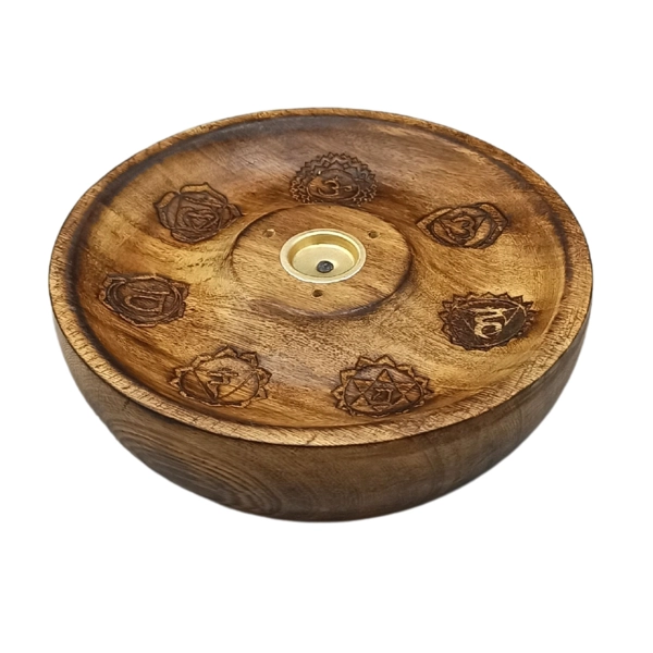 Disco porta-incenso para cones e bastões - 7 Chakras