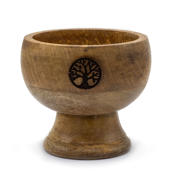 Porta-Incenso Grande Tigela Ritual 11x6.cm - Árvore da Vida