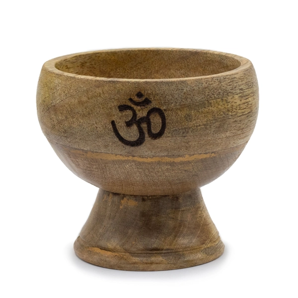 Porta-Incenso Tigela Ritual Grande 11x6.cm - Om