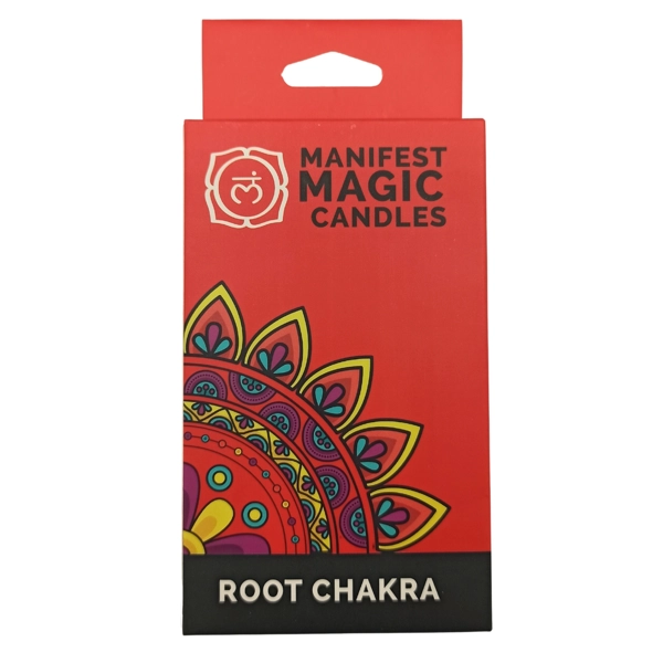 Velas Mágicas Manifestadas (pacote com 12) - Vermelhas - Chakra Raiz