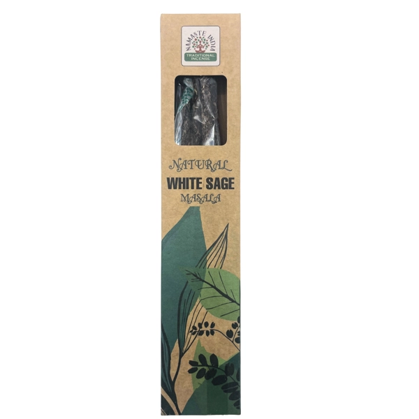 Incenso Masala Botânico Natural - Sálvia Branca