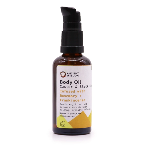 Óleo Corporal Orgânico 50 ml - Alecrim e Incenso