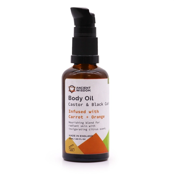 Óleo Corporal Orgânico 50 ml - Cenoura e Laranja